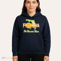 Florida The Sunshine State Orange Logo Hoodie thumb 5