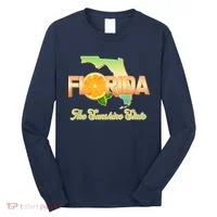Florida The Sunshine State Orange Logo Long Sleeve Shirt thumb 0