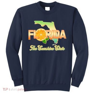 Florida The Sunshine State Orange Logo Sweatshirt
