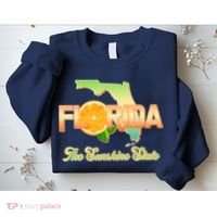 Florida The Sunshine State Orange Logo Sweatshirt thumb 2