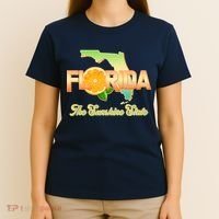 Florida The Sunshine State Orange Logo T-Shirt thumb 4