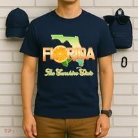 Florida The Sunshine State Orange Logo T-Shirt thumb 6