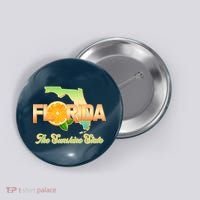 Florida The Sunshine State Orange Logo Button thumb 0