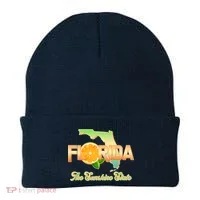 Florida The Sunshine State Orange Logo Beanie thumb 0