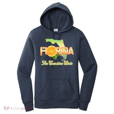 Florida The Sunshine State Orange Logo Women's Hoodie