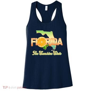 Florida The Sunshine State Orange Logo Women's Tank Top