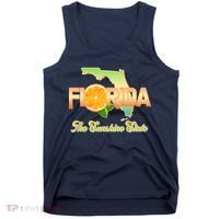 Florida The Sunshine State Orange Logo Tank Top thumb 0