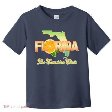 Florida The Sunshine State Orange Logo Toddler T-Shirt
