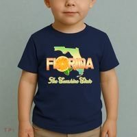 Florida The Sunshine State Orange Logo Toddler T-Shirt thumb 2