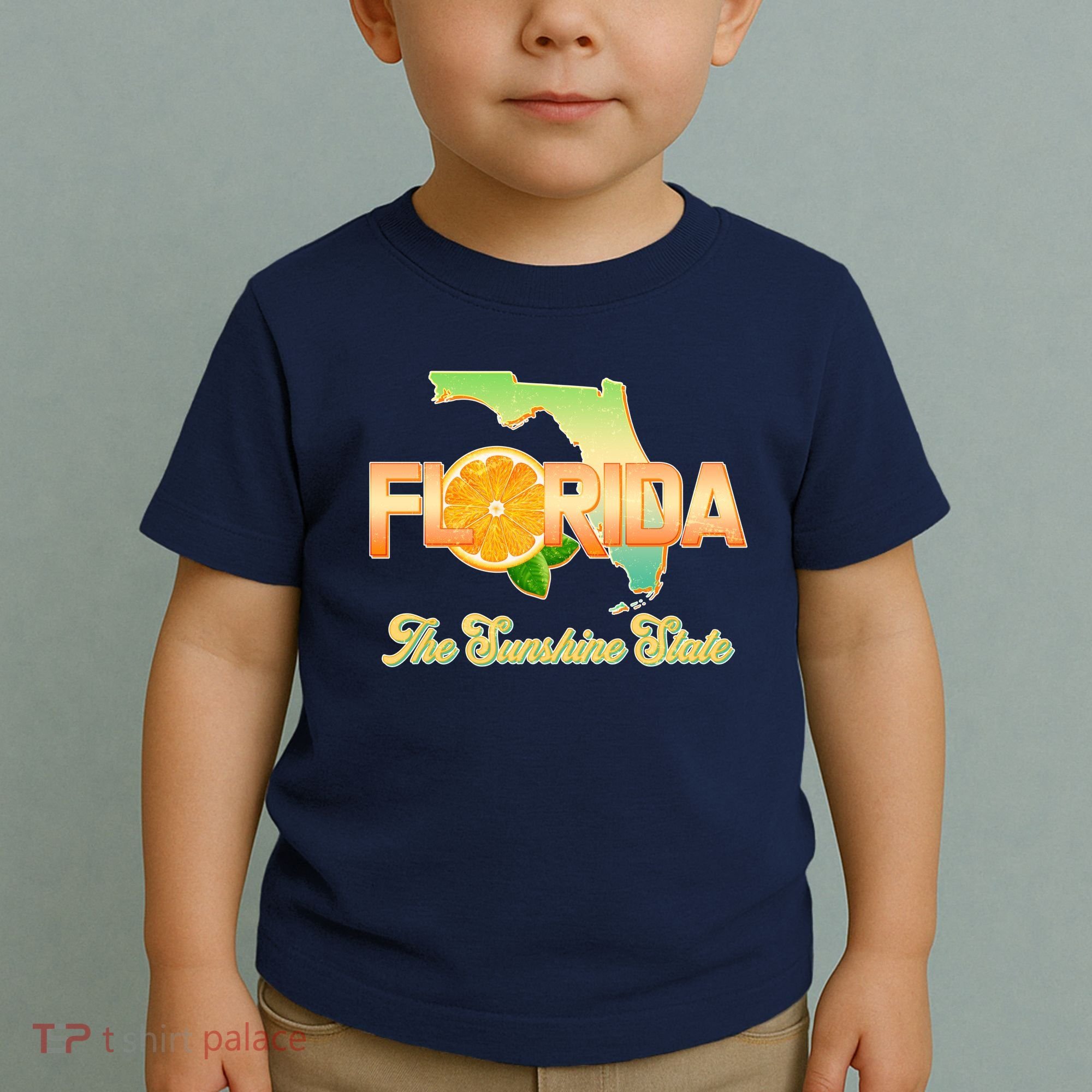 Florida The Sunshine State Orange Logo Toddler T-Shirt