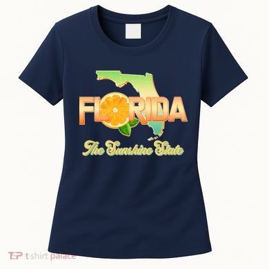 Florida The Sunshine State Orange Logo Women's T-Shirt
