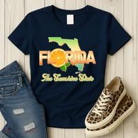 Florida The Sunshine State Orange Logo Women's T-Shirt thumb 3