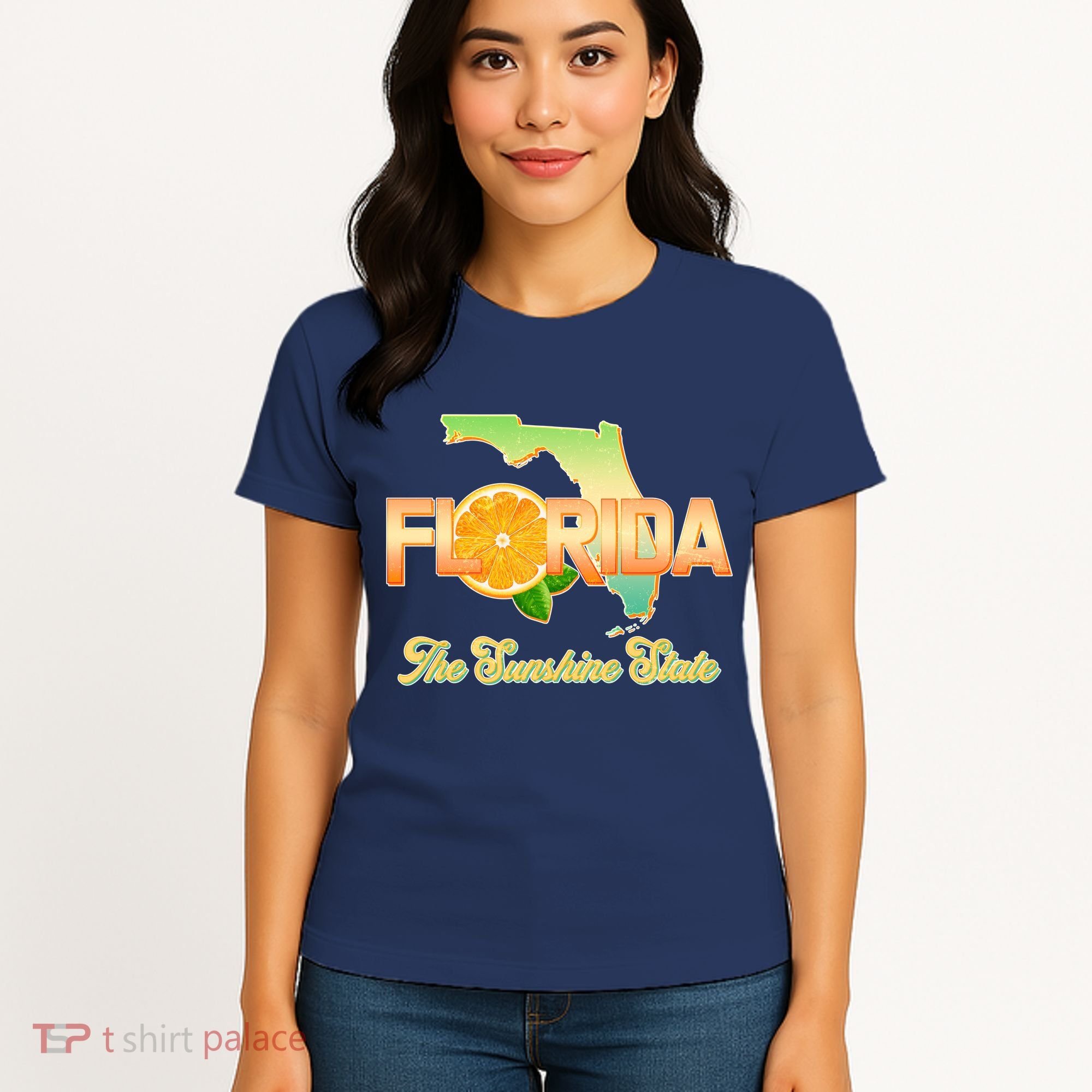 Florida The Sunshine State Orange Logo Women's T-Shirt