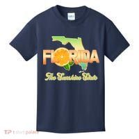 Florida The Sunshine State Orange Logo Kids T-Shirt thumb 0