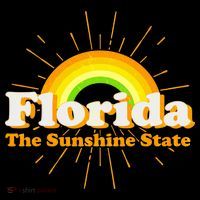 Florida The Sunshine State Rainbow Backpack thumb 2
