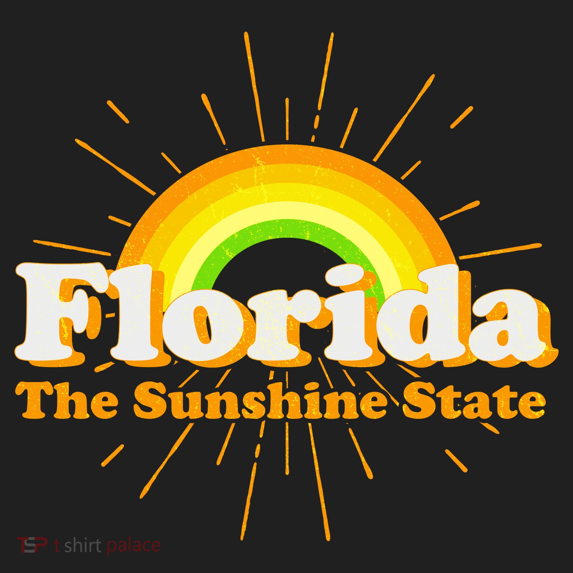 Florida The Sunshine State Rainbow Tumbler