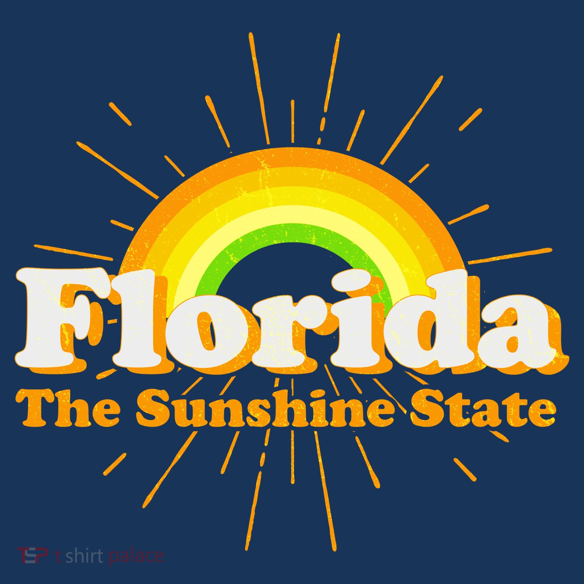Florida The Sunshine State Rainbow Women's Sweatshirt