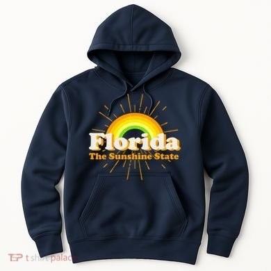 Florida The Sunshine State Rainbow Hoodie