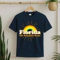 Florida The Sunshine State Rainbow T-Shirt thumb 2