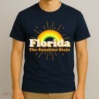 Florida The Sunshine State Rainbow T-Shirt thumb 3