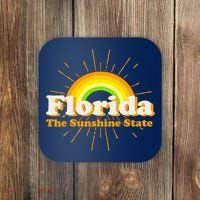 Florida The Sunshine State Rainbow Coaster thumb 0