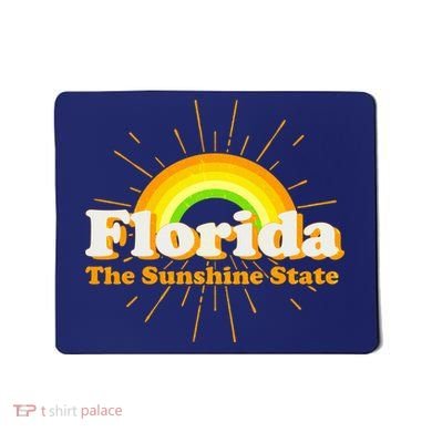 Florida The Sunshine State Rainbow Mousepad