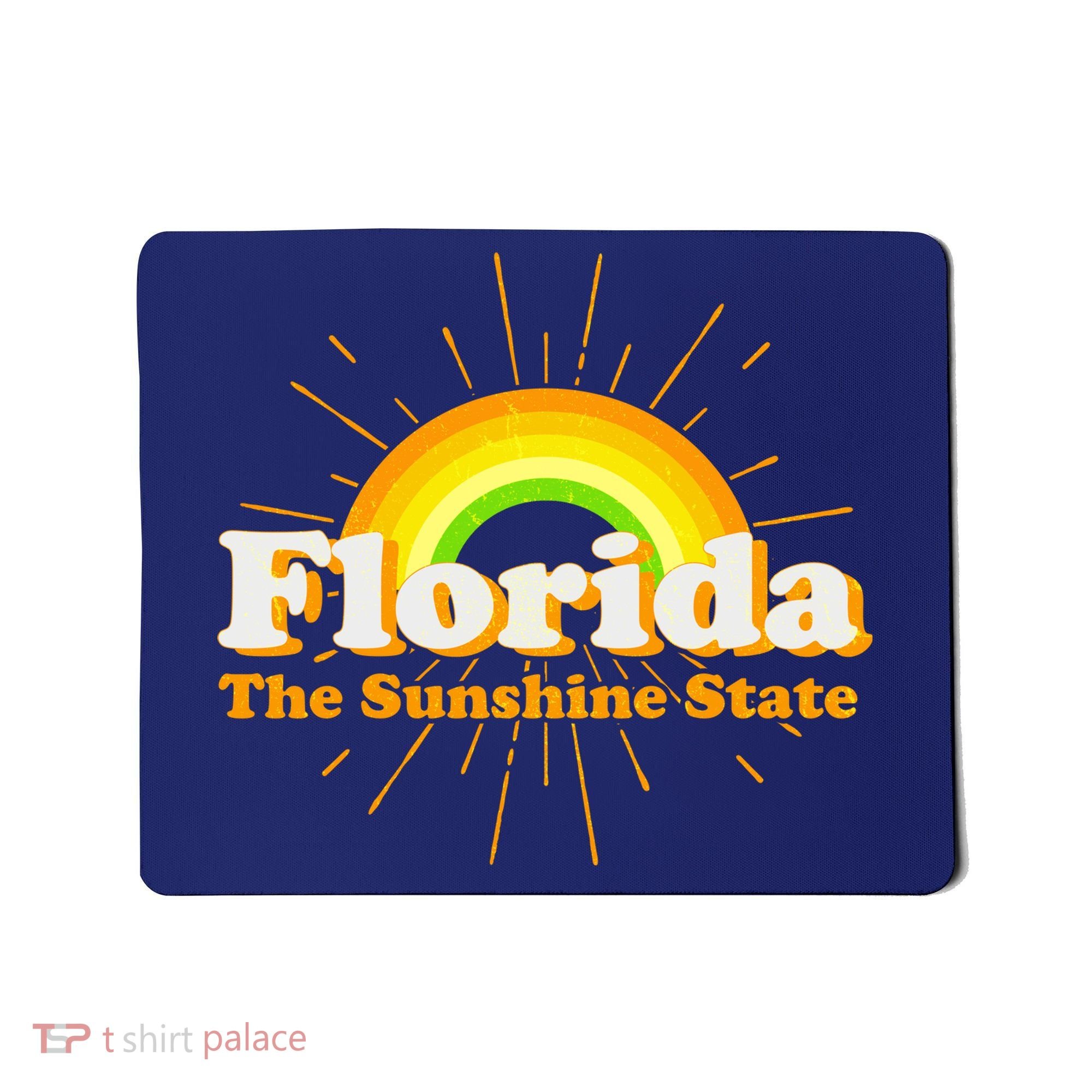 Florida The Sunshine State Rainbow Mousepad