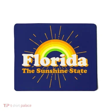 Florida The Sunshine State Rainbow Mousepad