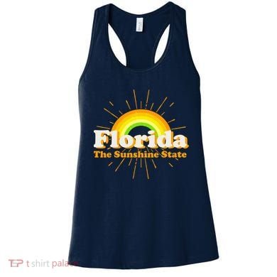 Florida The Sunshine State Rainbow Women's Tank Top