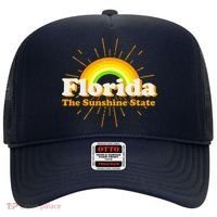 Florida The Sunshine State Rainbow Hat thumb 0
