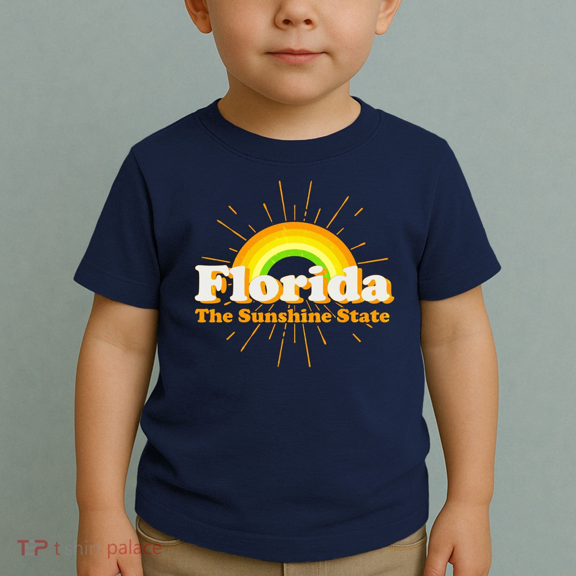 Florida The Sunshine State Rainbow Toddler T-Shirt