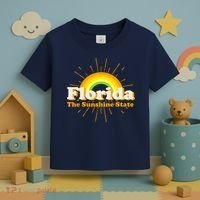 Florida The Sunshine State Rainbow Toddler T-Shirt thumb 3
