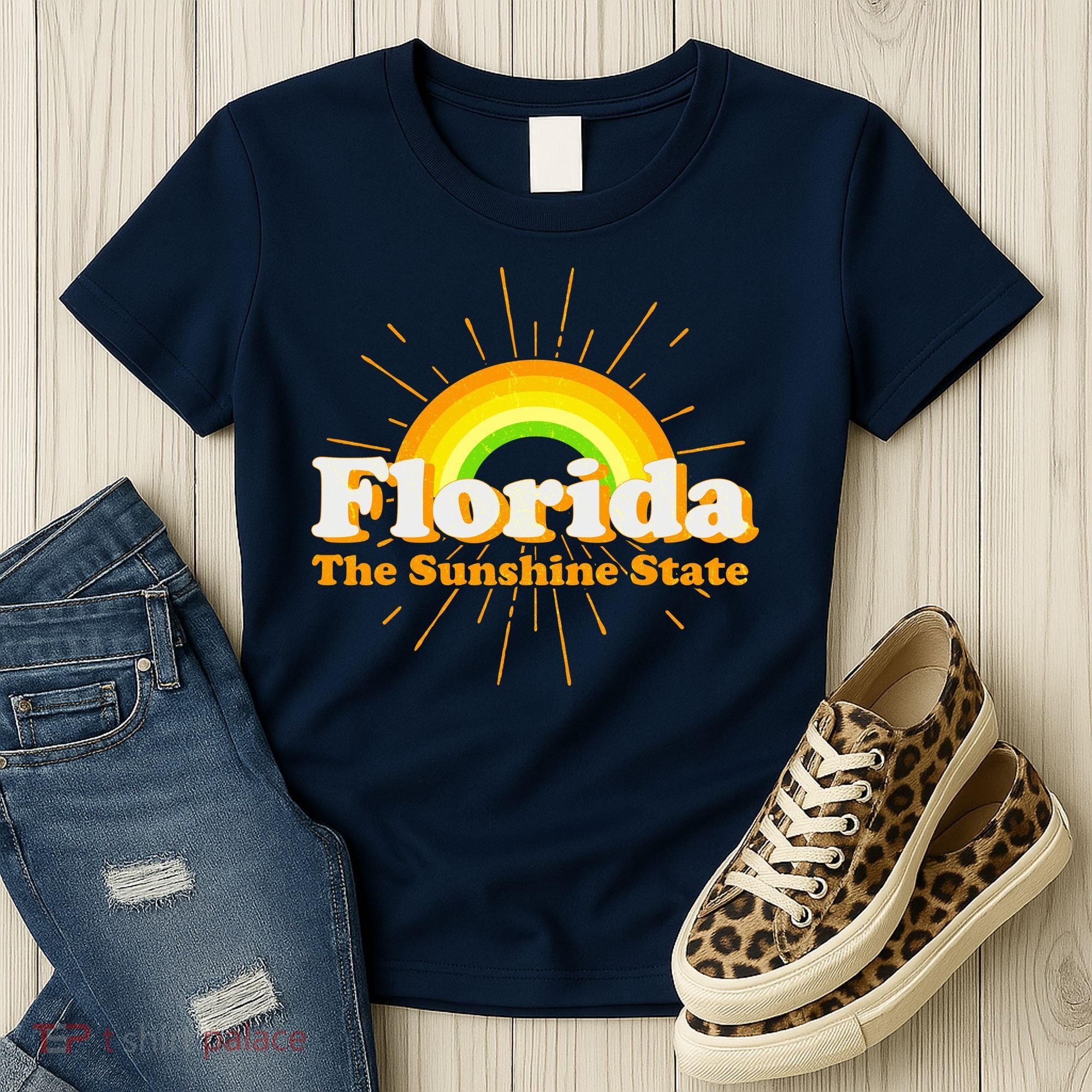 Florida The Sunshine State Rainbow Women's T-Shirt