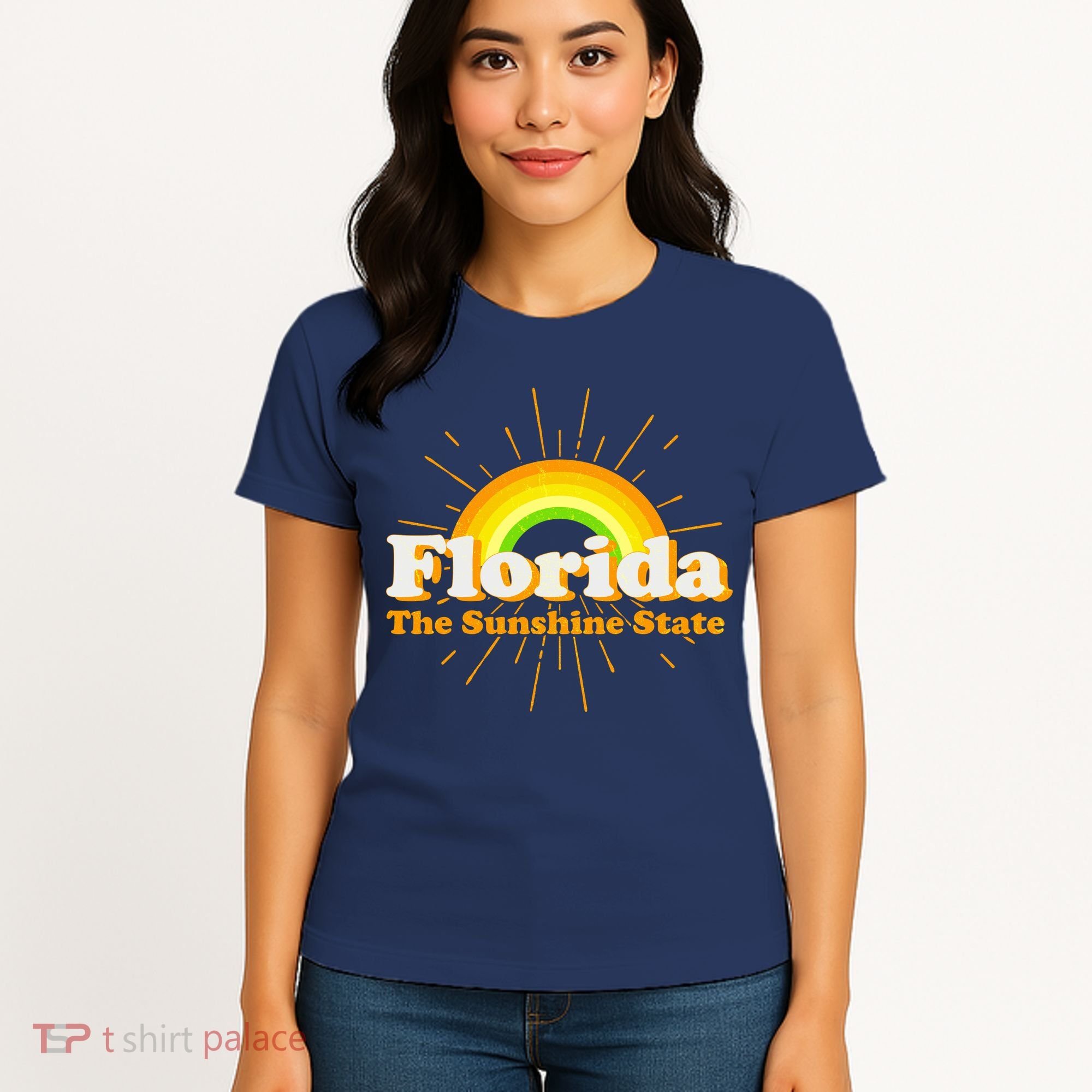Florida The Sunshine State Rainbow Women's T-Shirt