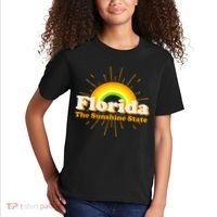 Florida The Sunshine State Rainbow Kids T-Shirt thumb 2