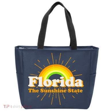 Florida The Sunshine State Rainbow Tote Bag