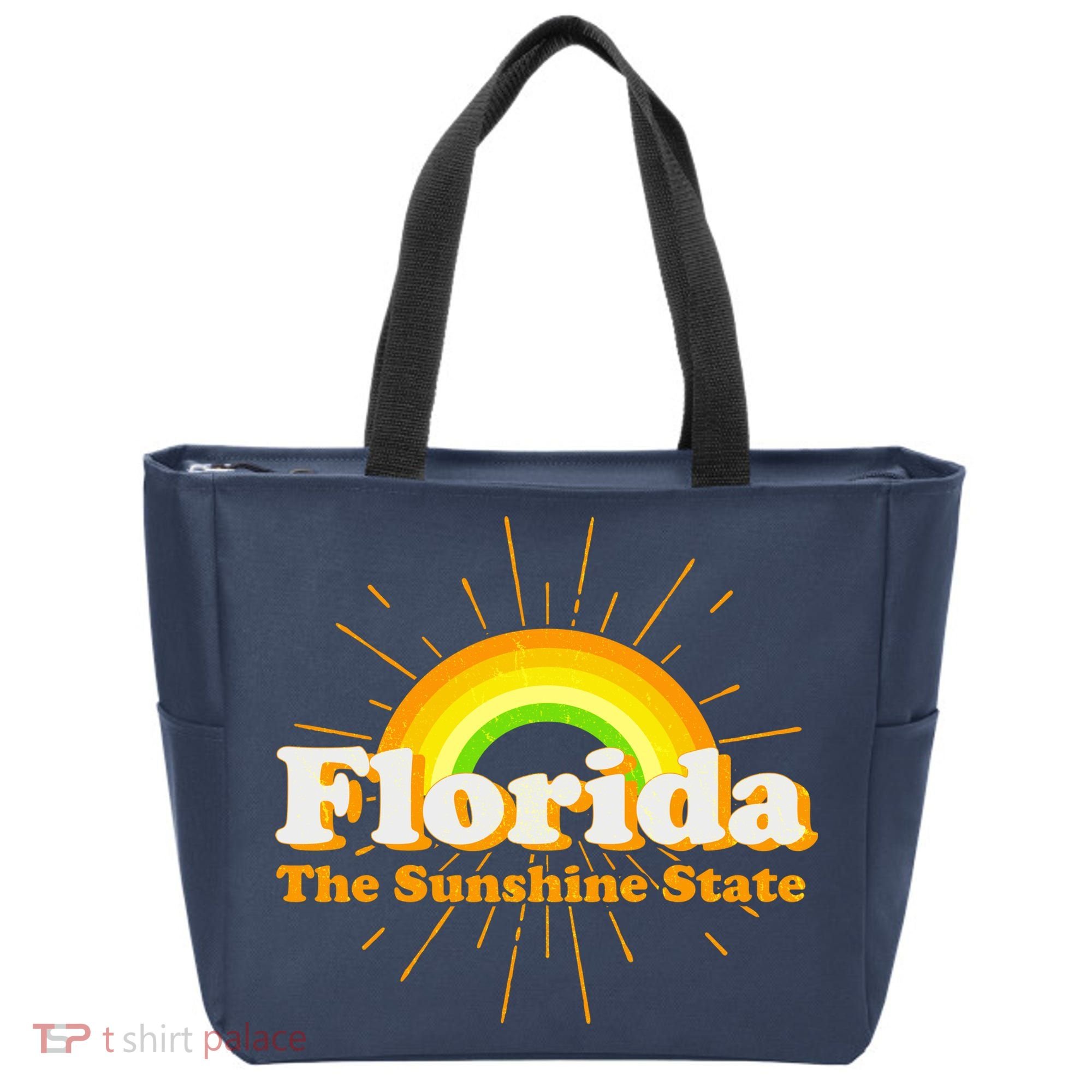 Florida The Sunshine State Rainbow Tote Bag