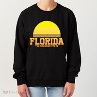 Florida The Sunshine State Retro Sun Women's Sweatshirt thumb 0