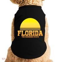 Florida The Sunshine State Retro Sun Doggie Tank thumb 0