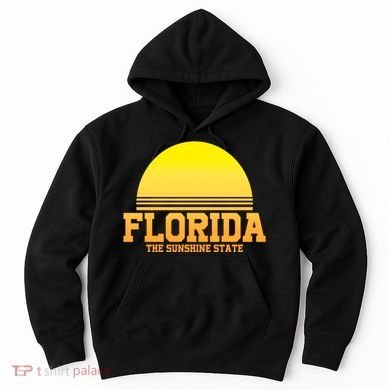 Florida The Sunshine State Retro Sun Hoodie