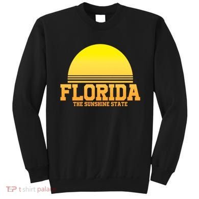Florida The Sunshine State Retro Sun Sweatshirt