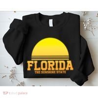 Florida The Sunshine State Retro Sun Sweatshirt thumb 2
