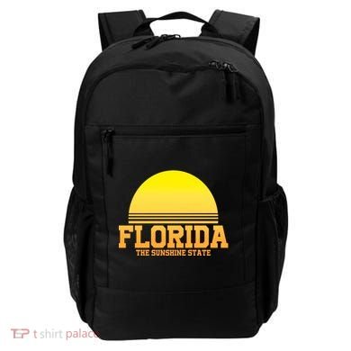 Florida The Sunshine State Retro Sun Backpack
