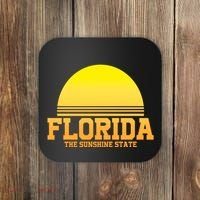 Florida The Sunshine State Retro Sun Coaster thumb 0