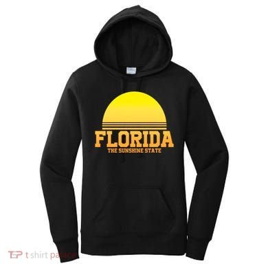 Florida The Sunshine State Retro Sun Women's Hoodie