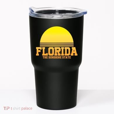 Florida The Sunshine State Retro Sun Tumbler