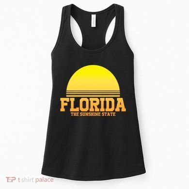 Florida The Sunshine State Retro Sun Women's Tank Top