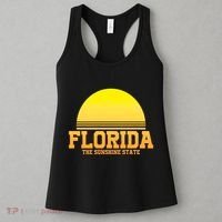 Florida The Sunshine State Retro Sun Women's Tank Top thumb 3