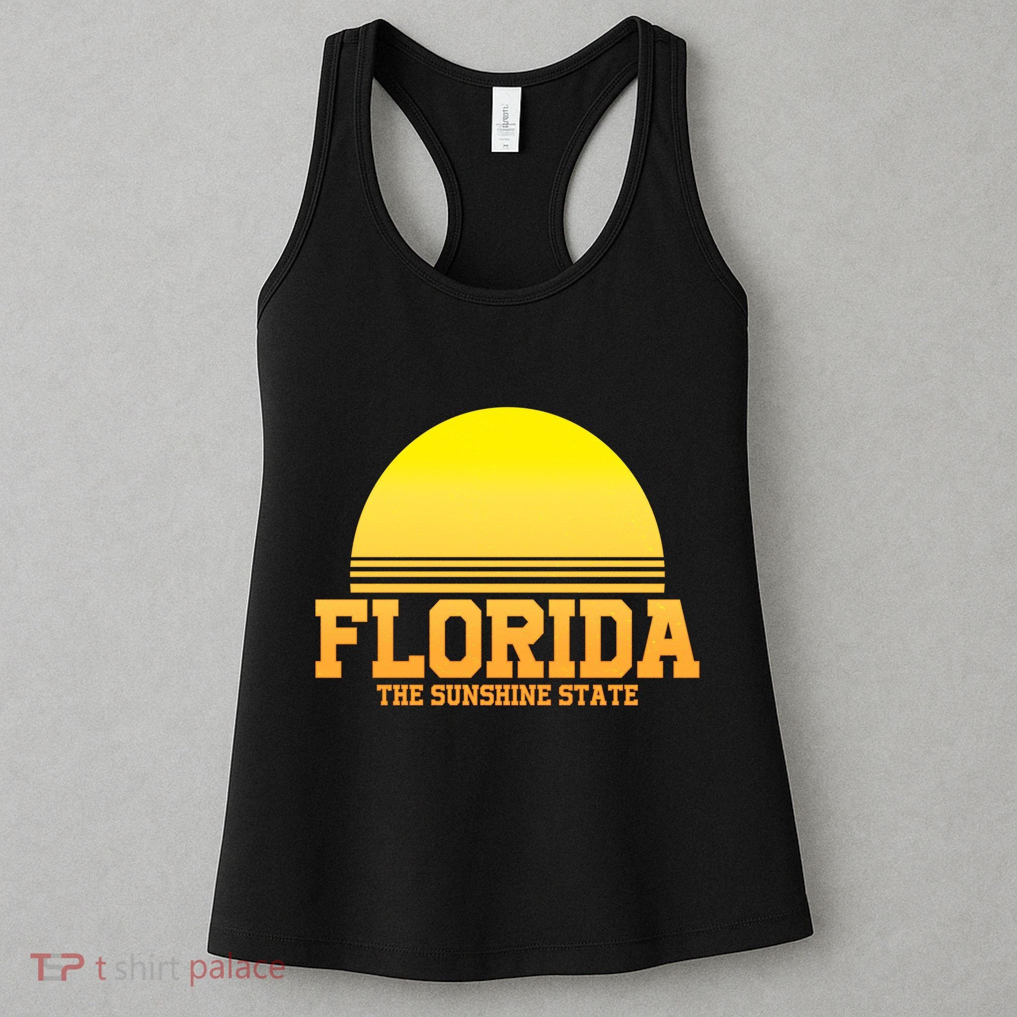Florida The Sunshine State Retro Sun Women's Tank Top