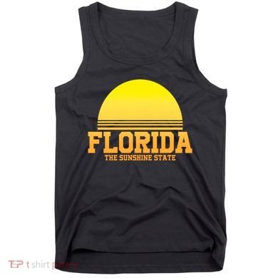 Florida The Sunshine State Retro Sun Tank Top